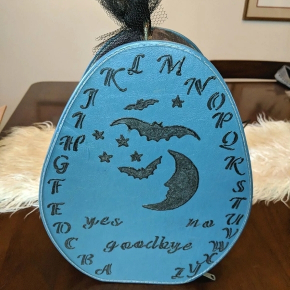 Ouija board Painted Vintage Train case